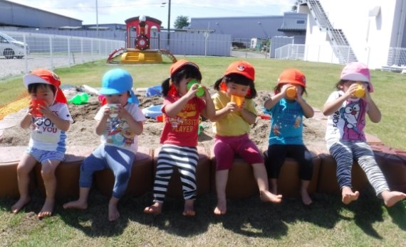 the Kyokuyo Happiness Nursery on-site childcare facility