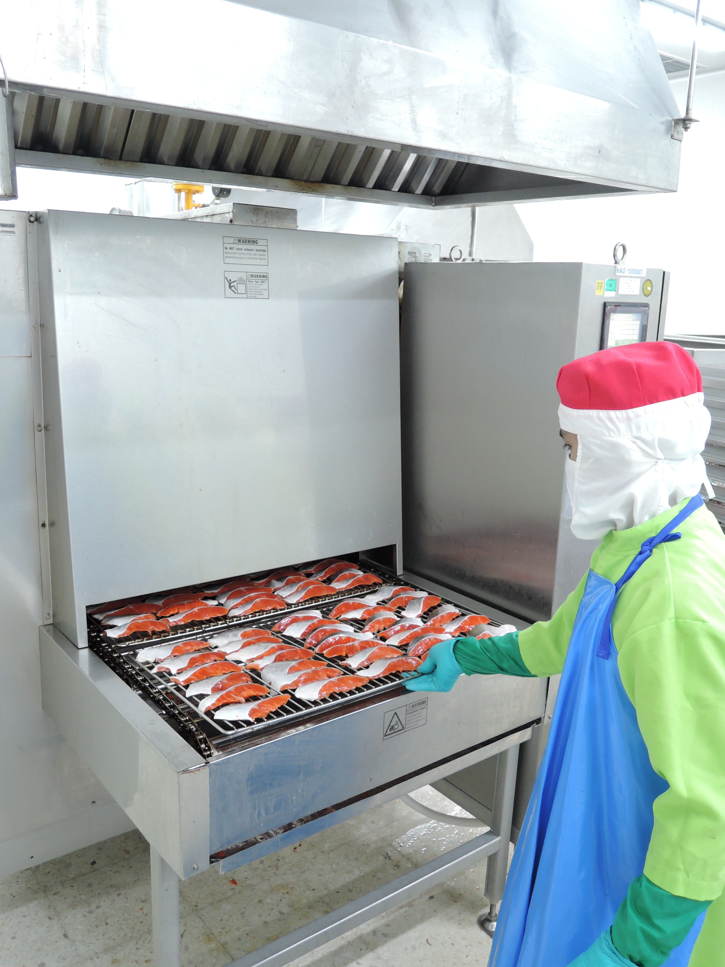 カツオタタキ加工