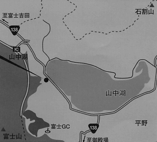 極洋山中荘の地図